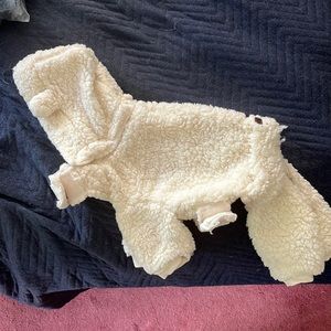 Fleece lamb costume/jacket